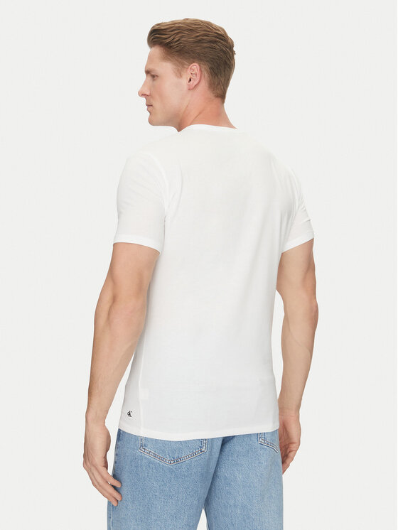 Calvin Klein Underwear Calvin Klein Underwear 3-dílná sada T-shirts LV00NB4185 Bílá Regular Fit