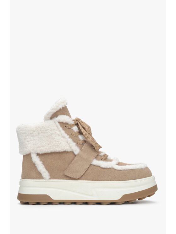 Estro Estro Μποτάκια ER00115863 Μπεζ