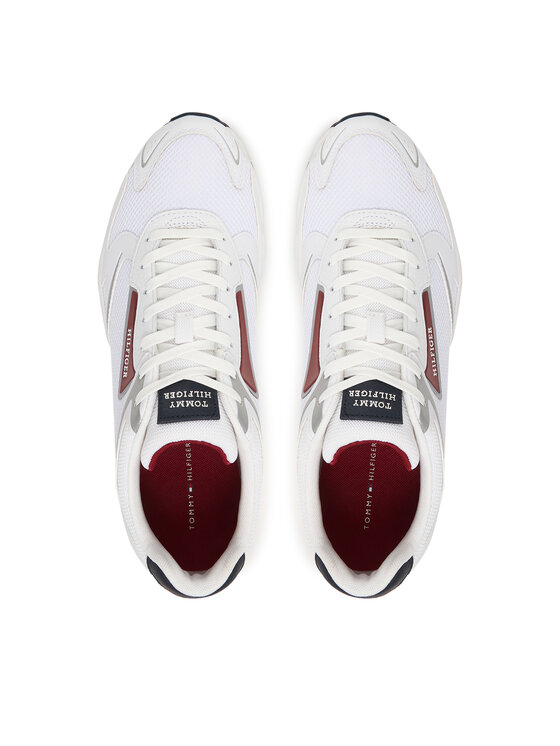 Tommy Hilfiger Tommy Hilfiger Laisvalaikio batai Yukon Mix FM0FM05833 Balta