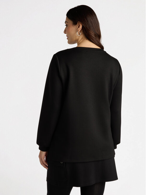 Fiorella Rubino Fiorella Rubino Bluza G905L008443N033 Czarny Regular Fit