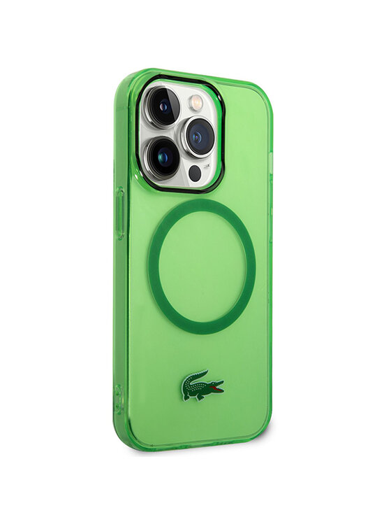 Lacoste Lacoste Etui na telefon iPhone 14 Pro Zielony