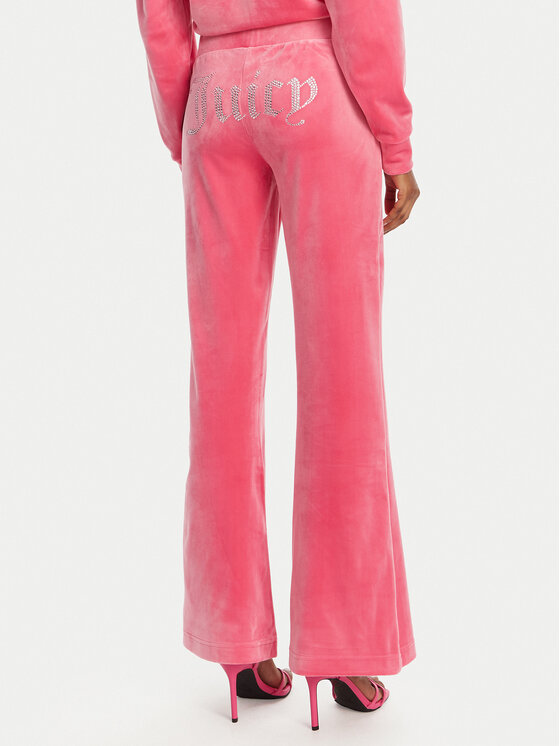 Juicy Couture Juicy Couture Spodnie dresowe Christine JCWBJ125304 Różowy Flared Leg