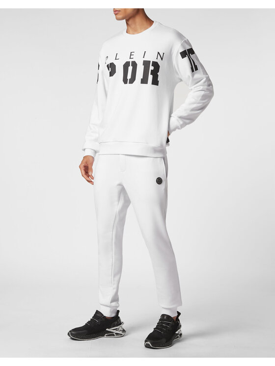 Plein Sport Plein Sport Longsleeve 829 Bianco Regular Fit