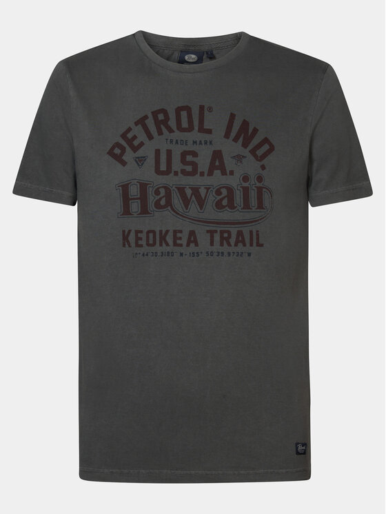 Petrol Industries T-shirt M-1040-TSR606 Grigio Regular Fit, taglia : S