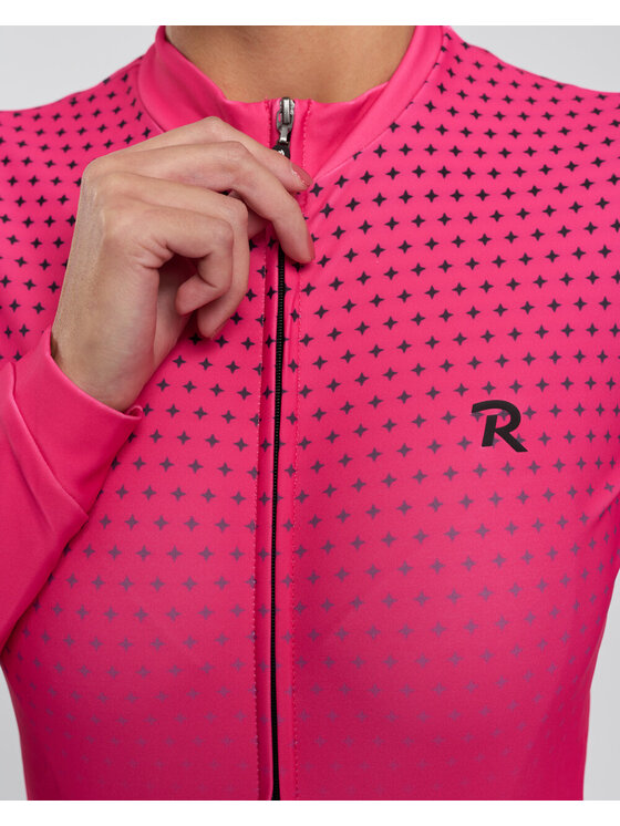 Rivanelle Rivanelle Koszulka rowerowa STARLIGHT WINTER Różowy Narrow Fit