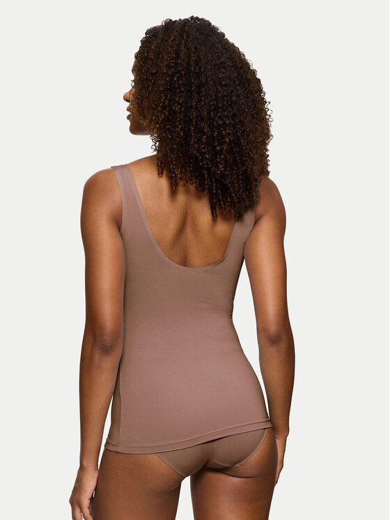 Triumph Triumph Top Smart Natural 10213349 Brązowy Slim Fit