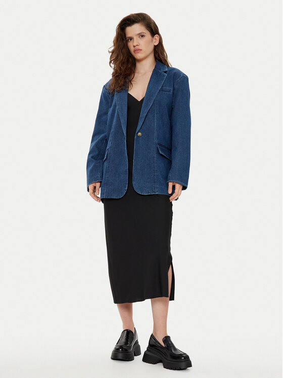 ONLY ONLY Suknjič Cory 15338592 Modra Loose Fit