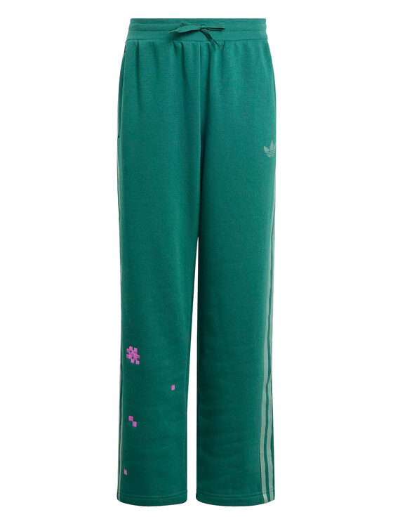 adidas adidas Spodnie dresowe Minecraft KE2759 Zielony Loose Fit