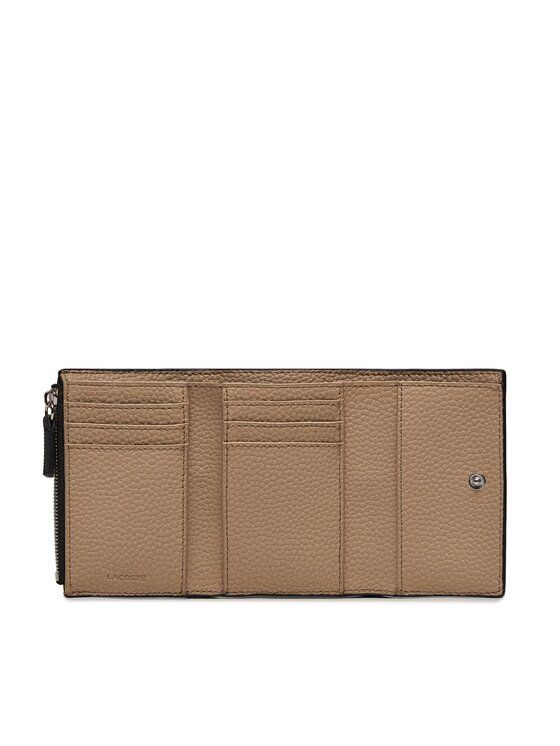 Lacoste Lacoste Duży Portfel Damski NF4190AA Czarny