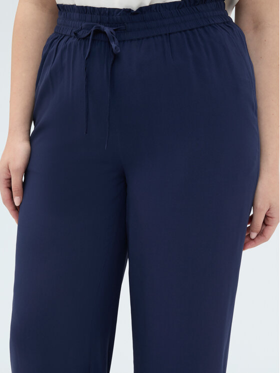 Fiorella Rubino Fiorella Rubino Spodnie materiałowe P042T005287N034 Niebieski Regular Fit