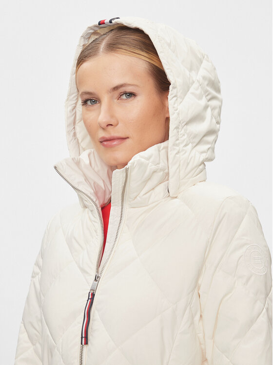 Tommy Hilfiger Tommy Hilfiger Zimska jakna WW0WW40327 Écru Regular Fit