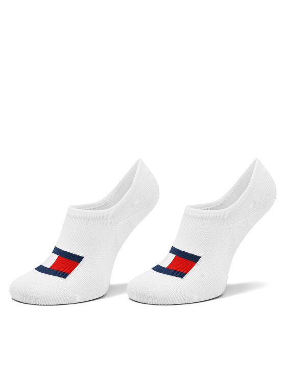 Tommy Hilfiger Zeķes-pēdiņas unisex 701228224 Balts