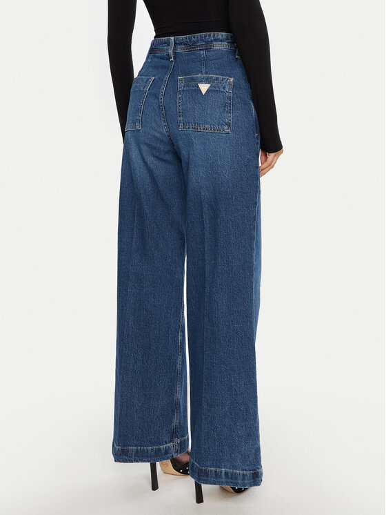 Guess Guess Džinsi Dakota W4YA77 D5DD4 Tumši zils Relaxed Fit