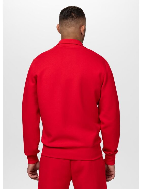 PITBULL PITBULL Bluza CHARGER SMALL LOGO Czerwony Regular Fit