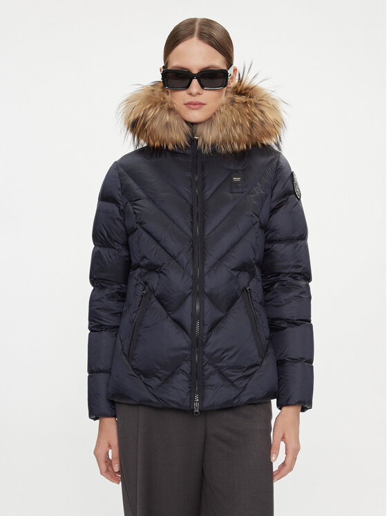 Blauer Blauer Daunenjacke 23WBLDC03141 Dunkelblau Regular Fit