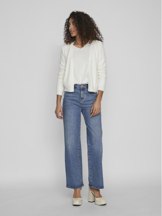 Vila Vila Кардиган Ril 14060800 Бял Regular Fit