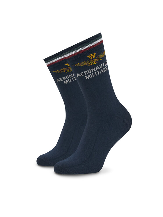 Aeronautica Militare Aeronautica Militare Muške visoke čarape 252CZ0012UL00499 Tamnoplava