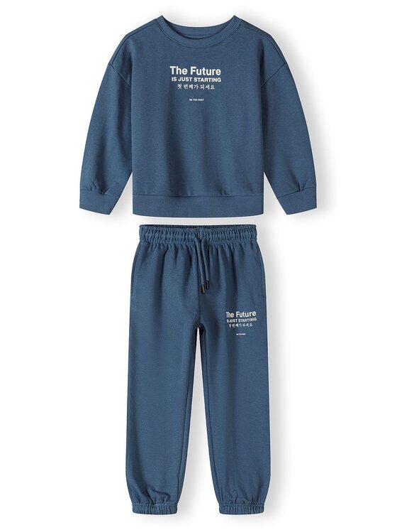 minoti minoti Zestaw 29FLEECE266 Niebieski Regular Fit