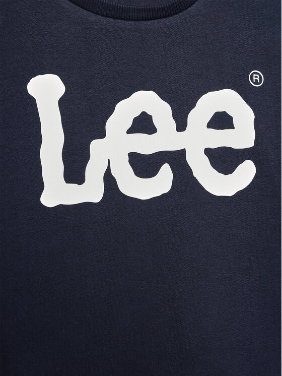 Lee Lee Jopa Wobbly Graphic LEE0006 Mornarsko modra Regular Fit