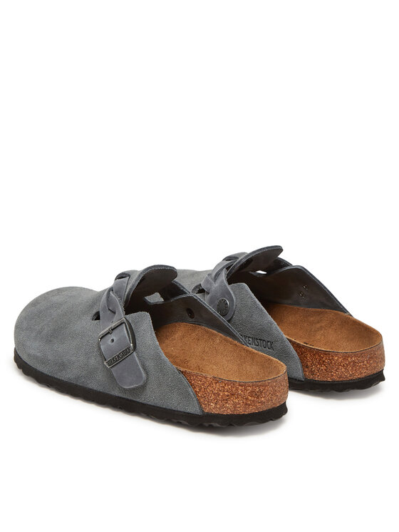 Birkenstock Birkenstock Παντόφλες Boston Braided 1029086 Γκρι
