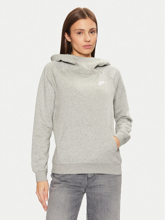 Nike Nike Mikina Essential BV4116 Šedá Regular Fit