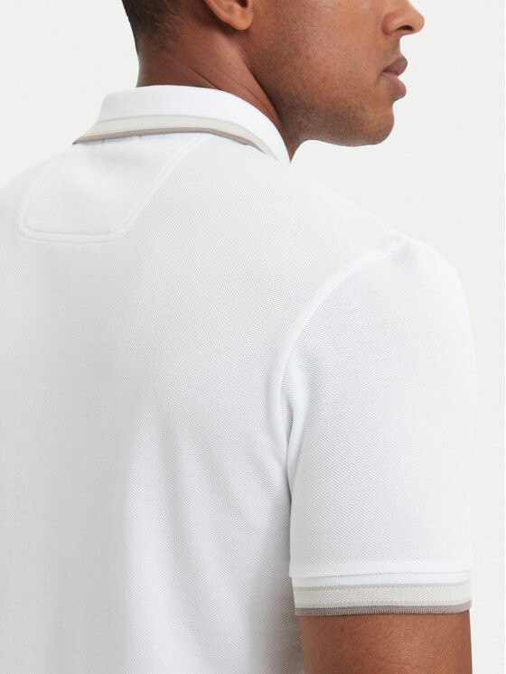 BOSS BOSS Tricou polo Paddy 50469055 Alb Regular Fit