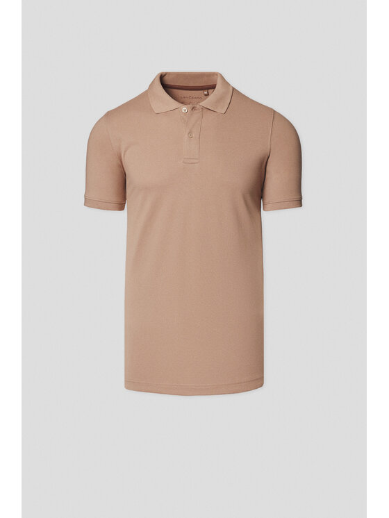 Lancerto Lancerto Polo Cassian PO073125000007 Beżowy Regular Fit