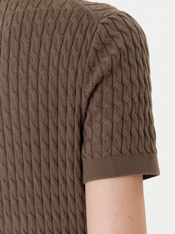 Tommy Hilfiger Tommy Hilfiger Pullover Fine WW0WW41474 Braun Regular Fit
