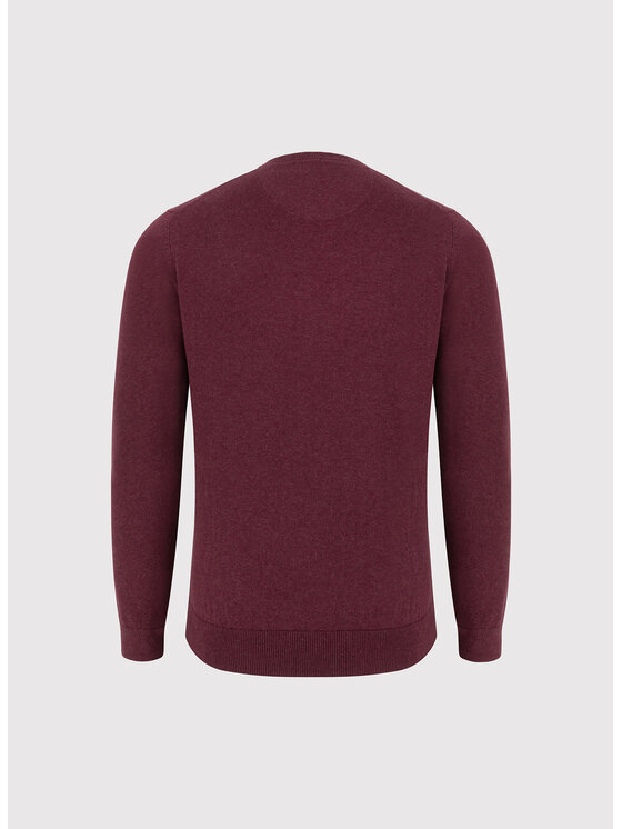 Pako Lorente Pako Lorente Sweter P26WB-2X-003 Bordowy Straight Fit