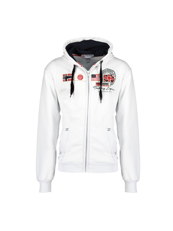 Geographical Norway Geographical Norway Bluza WT1880H/GN-WHITE Biały Reglan Fit