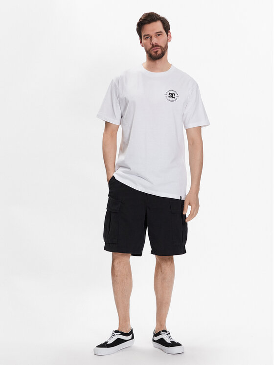 DC Shoes DC Shoes Тишърт Star Pilot ADYZT04991 Бял Relaxed Fit
