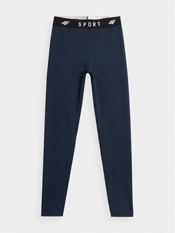 4F 4F Leggings 4FSS23TFTIF077 Sötétkék Slim Fit