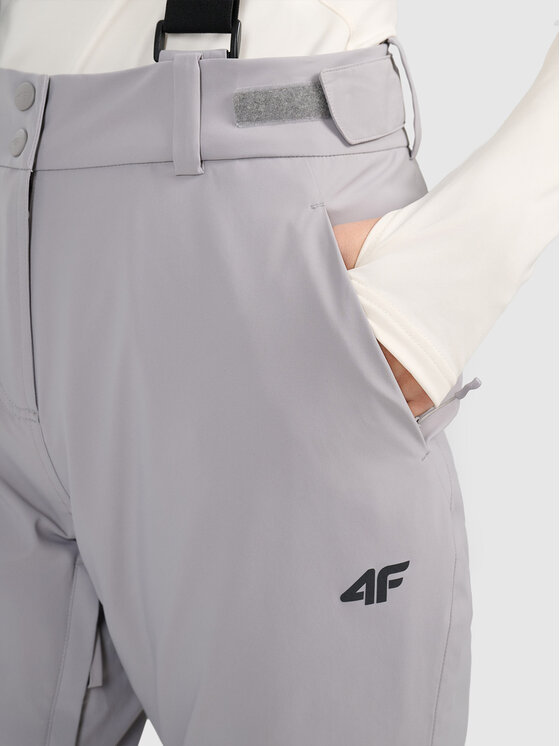 4F 4F Spodnie narciarskie SKIWEAR Szary jasny Regular Fit