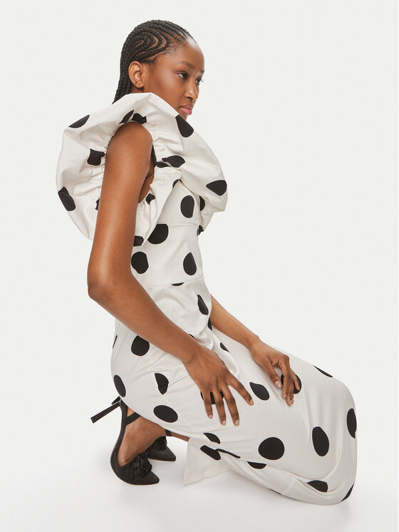 Babylon Babylon Rochie cocktail MF0216 Alb Regular Fit