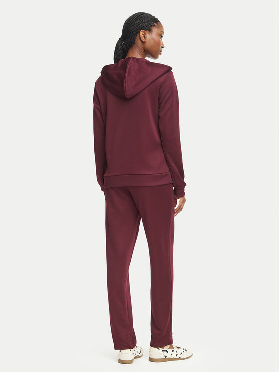 adidas adidas Jogginganzug Essentials Linear KQ7588 Dunkelrot Slim Fit