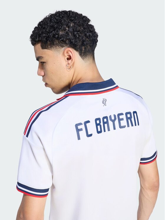 adidas adidas Koszulka techniczna 171367 Biały Slim Fit