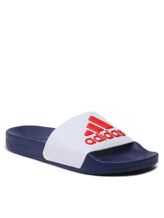 adidas mules / sandales de bain adilette shower slides hq6885 blanc