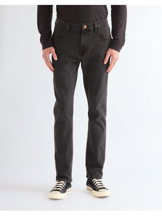 Wrangler Wrangler Jeansy LARSTON Szary Slim Fit