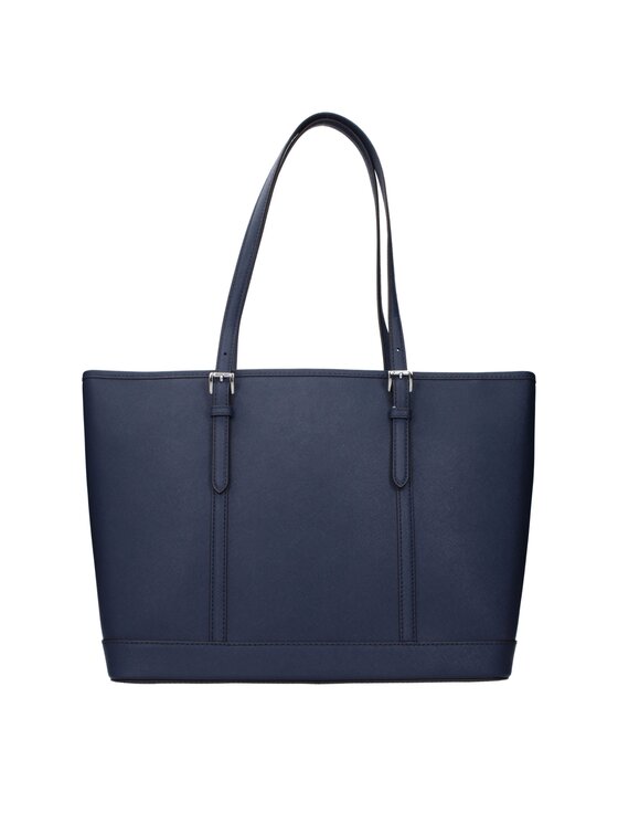 Michael Kors Michael Kors Torebka Blue Leather Shoulder Niebieski jasny