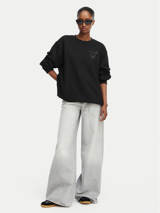 HUGO HUGO Суитшърт Classic Crew 50566576 Черен Regular Fit