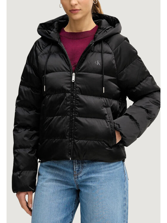 Calvin Klein Jeans Calvin Klein Jeans Μπουφάν πουπουλένιο LV047E509G Μαύρο Casual Fit