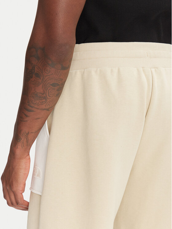 The North Face The North Face Športne kratke hlače Terry NF0A8C29 Bež Regular Fit