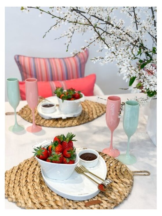 Sweet Living Sweet Living Obrus NATURAL LINEN Różowy