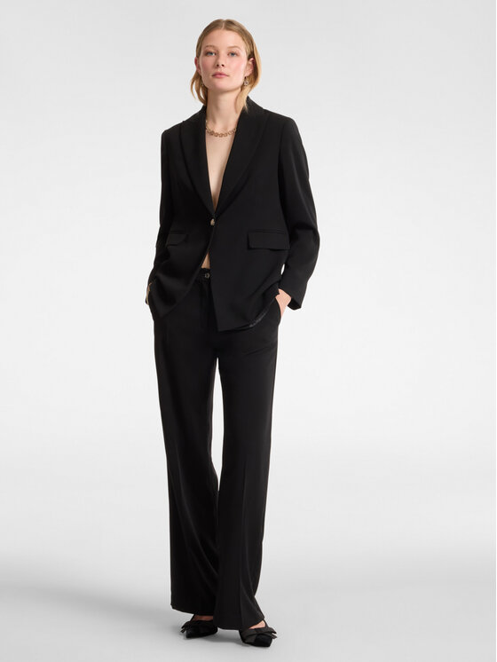 Elena Mirò Elena Mirò Giacca di transizione Q126P000059N050 Nero Regular Fit