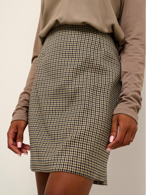 Kaffe Kaffe Φούστα mini Olina 10507186 Μπεζ Regular Fit