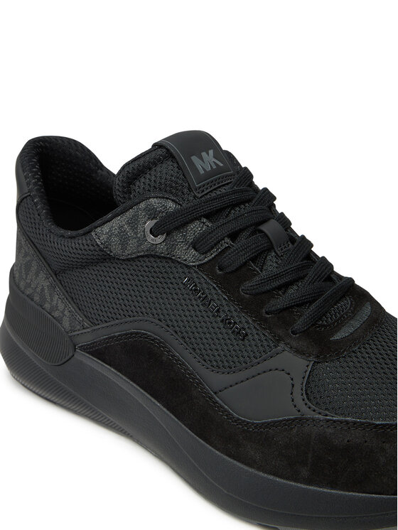 MICHAEL Michael Kors MICHAEL Michael Kors Αθλητικά Trevor Mixed-Media Trainer 42F4TRFS7D Μαύρο