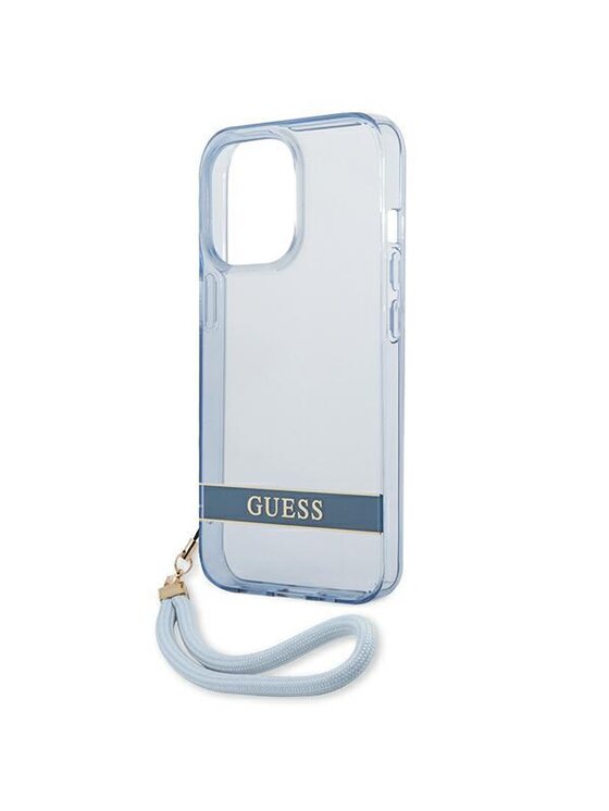 Guess Guess Etui na telefon iPhone 13 Pro Niebieski