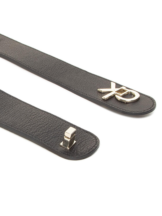 Calvin Klein Calvin Klein Ženski pas Twist Lock Belt 45Mm K60K607333 Črna