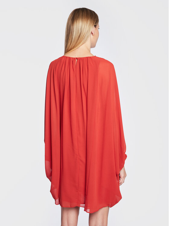 NAF NAF NAF NAF Koktel haljina Ktoday THNR35 Crvena Relaxed Fit