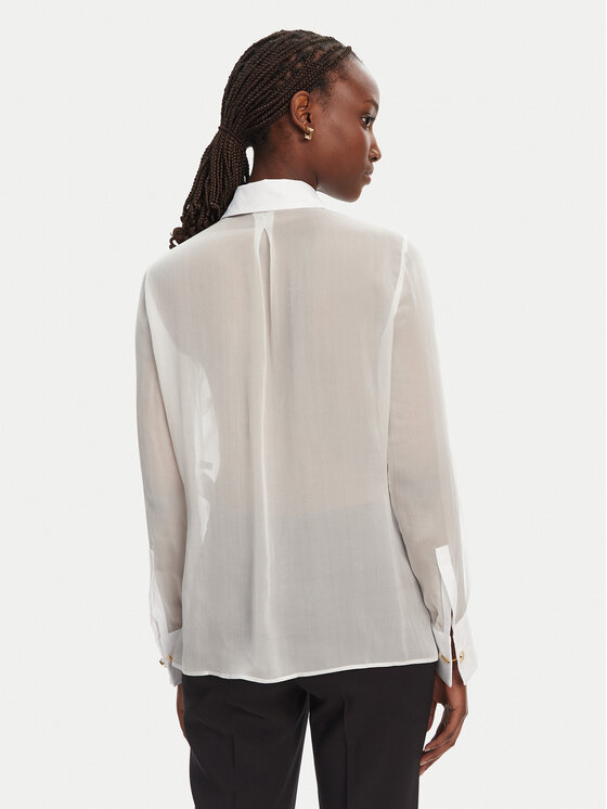 Elisabetta Franchi Elisabetta Franchi Koszula CA-107-52E2-V460 Biały Regular Fit
